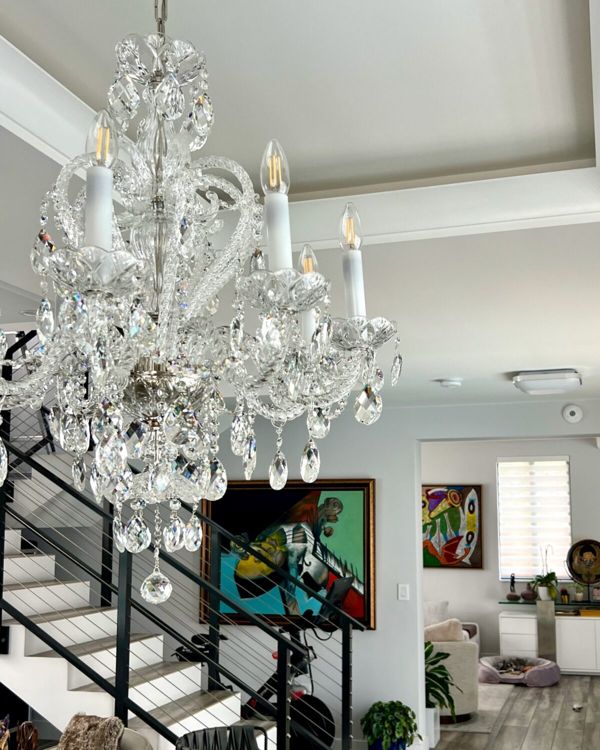 Bohemian Crystal Elegance for a Private Residence in West Kendall, Florida