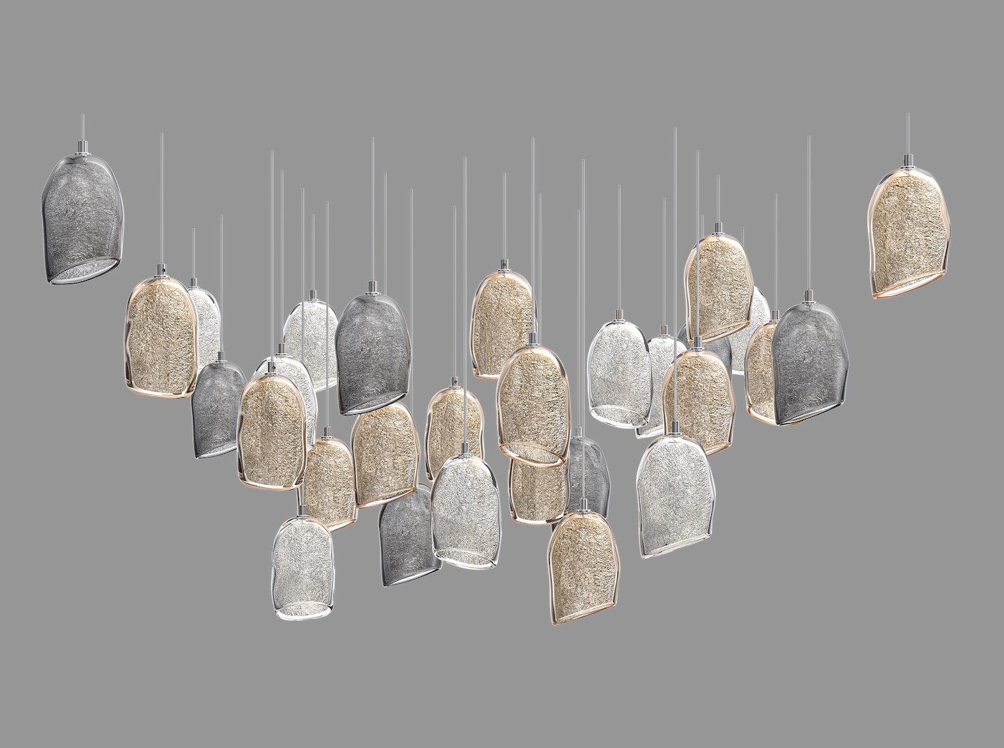 StarDust 6 Large Random Pendant Lighting, catalog view