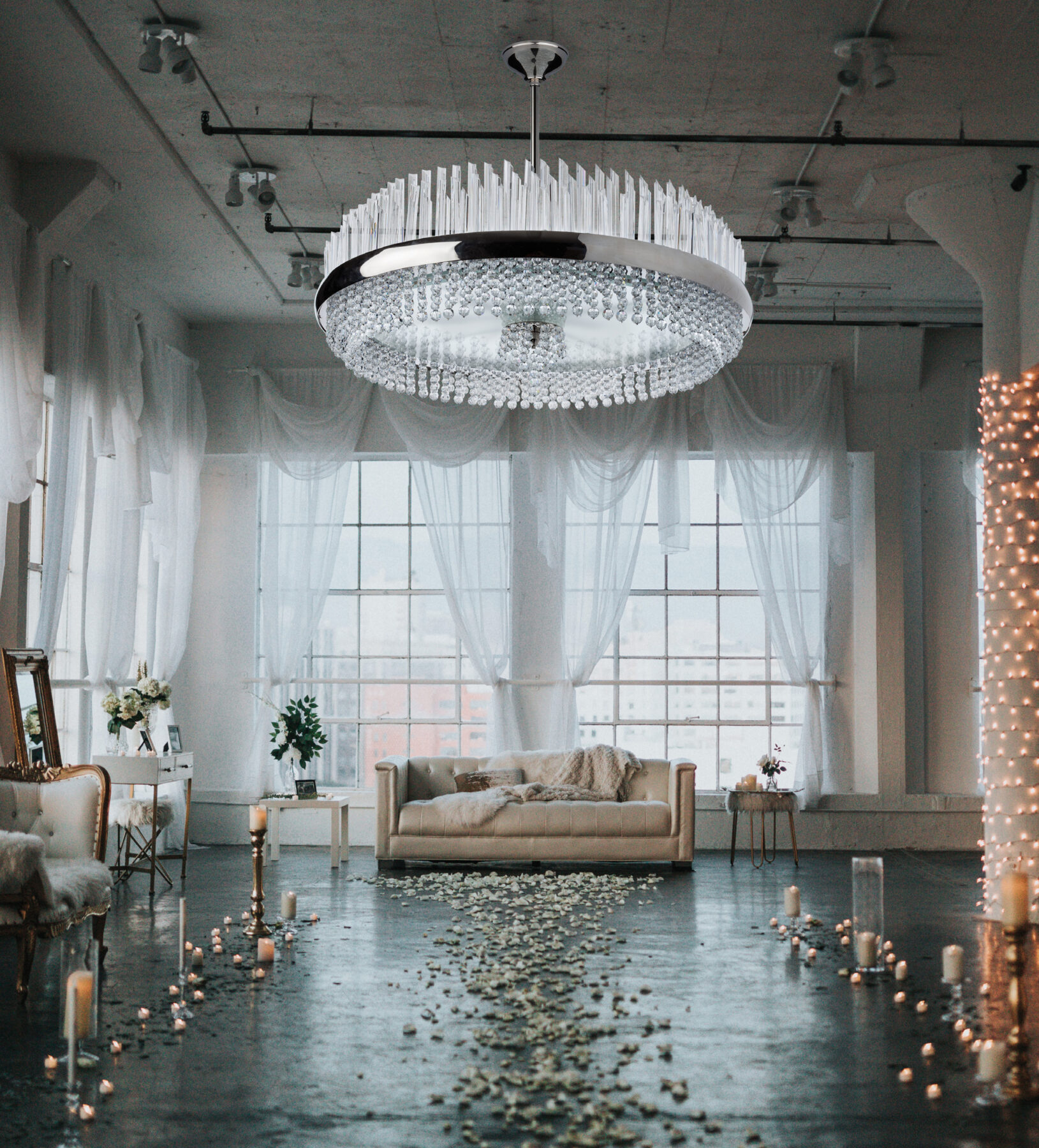 Harmony Crystal Semi-Flush Mount, catalog view