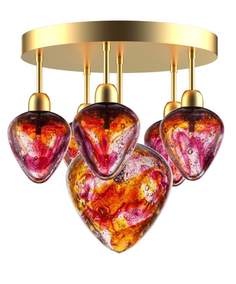 Amulet 3 Bohemian Ceiling Fixture, catalog view