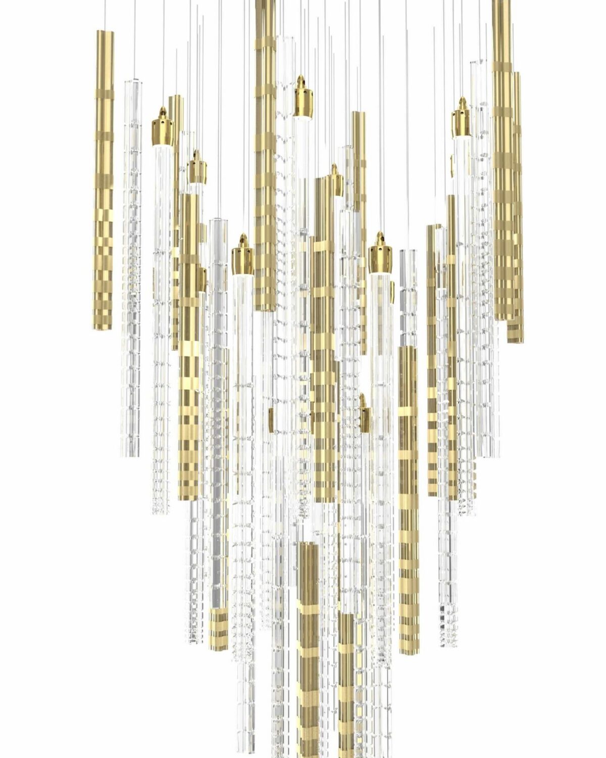 Cascade moder crystal chandelier melody 3