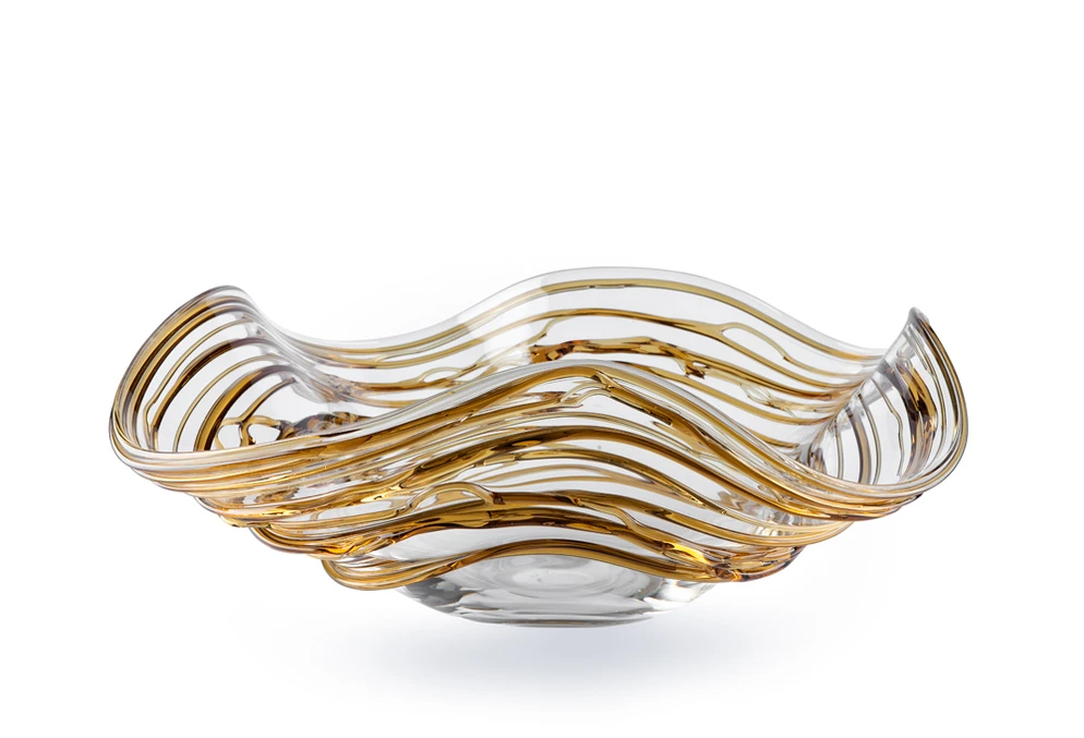 Cocoon 4 designer crystal bowl