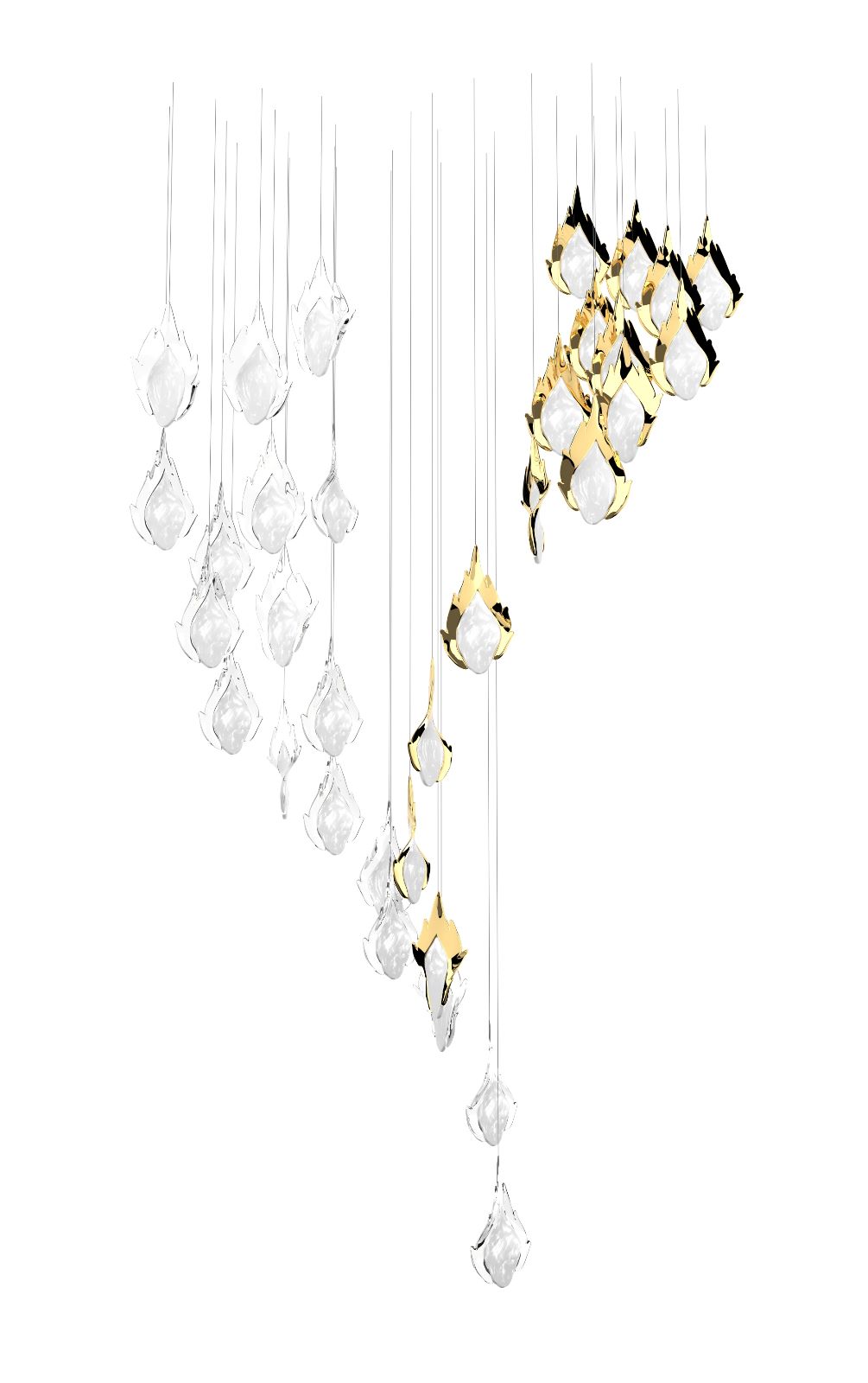 FLAME 10 Large Cascade Lights, catalog view