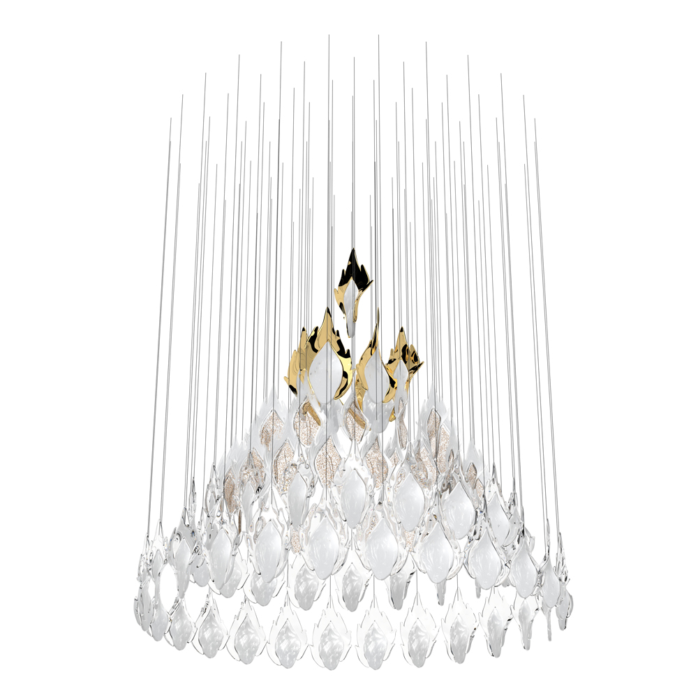 FLAME 8 Large Candle Lighting Fixture