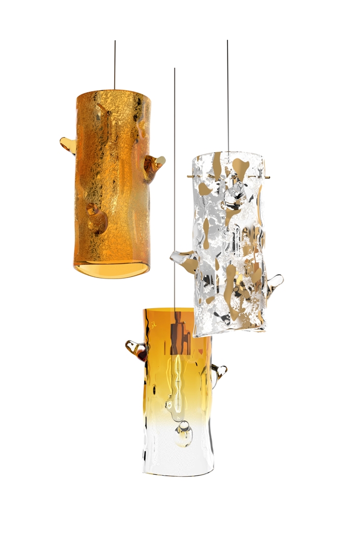 Crystal Pendant Lighting LOG 2
