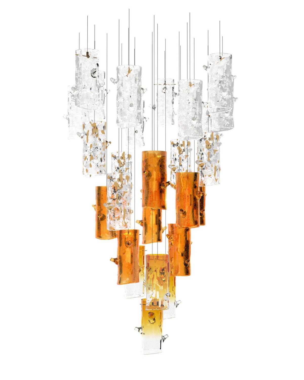 Large Cascade Chandelier LOG 5