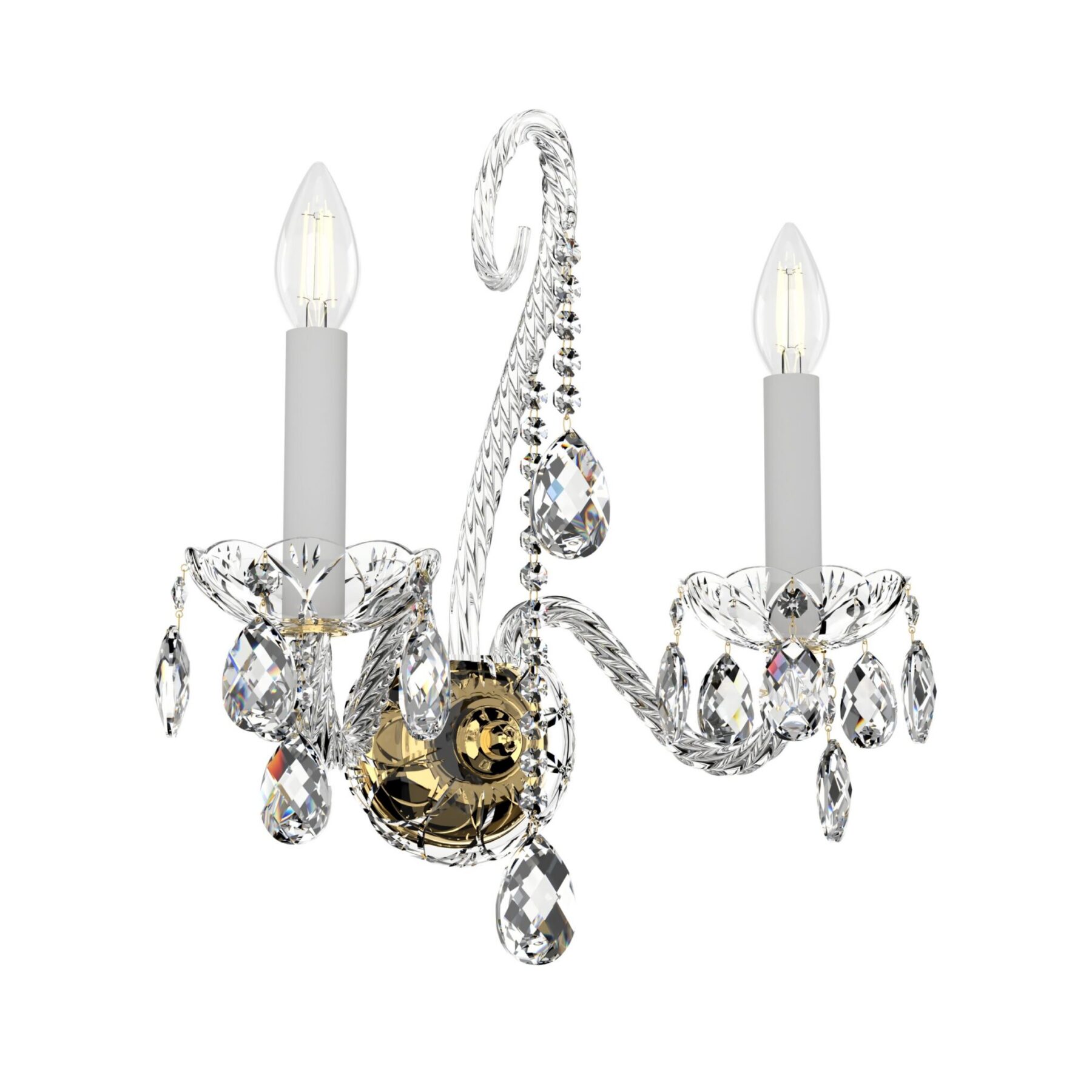 Bohemian Crystal Wall Sconces Magic Swan N138/2/01, catalog view