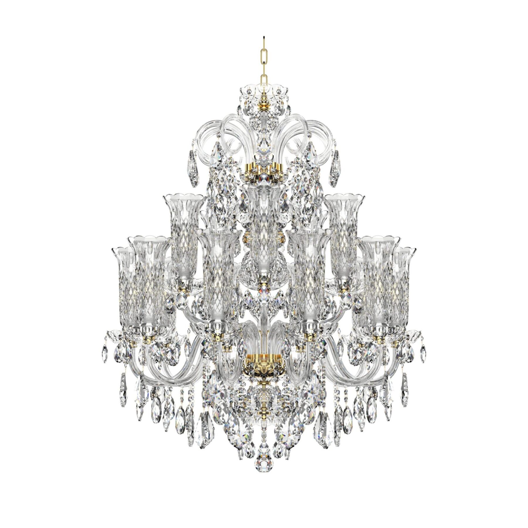Bohemian Crystal Chandelier Queen of Lights L128/15/04/A2T, catalog view