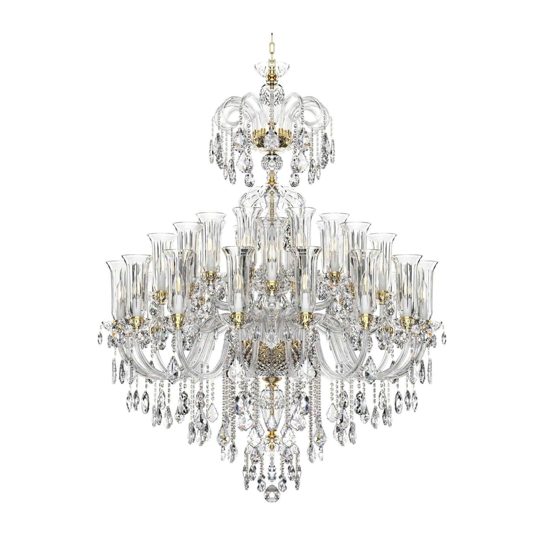 Large Bohemian Chandelier Queen of Lights L128/32/04/A1T, catalog view