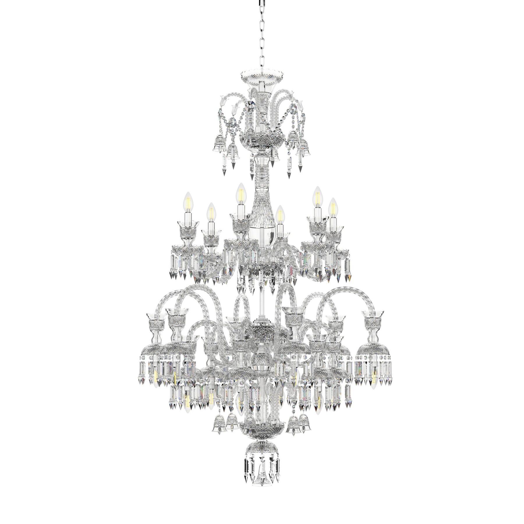 Bohemian Crystal Chandelier 676/12+6/03/AD7, catalog view