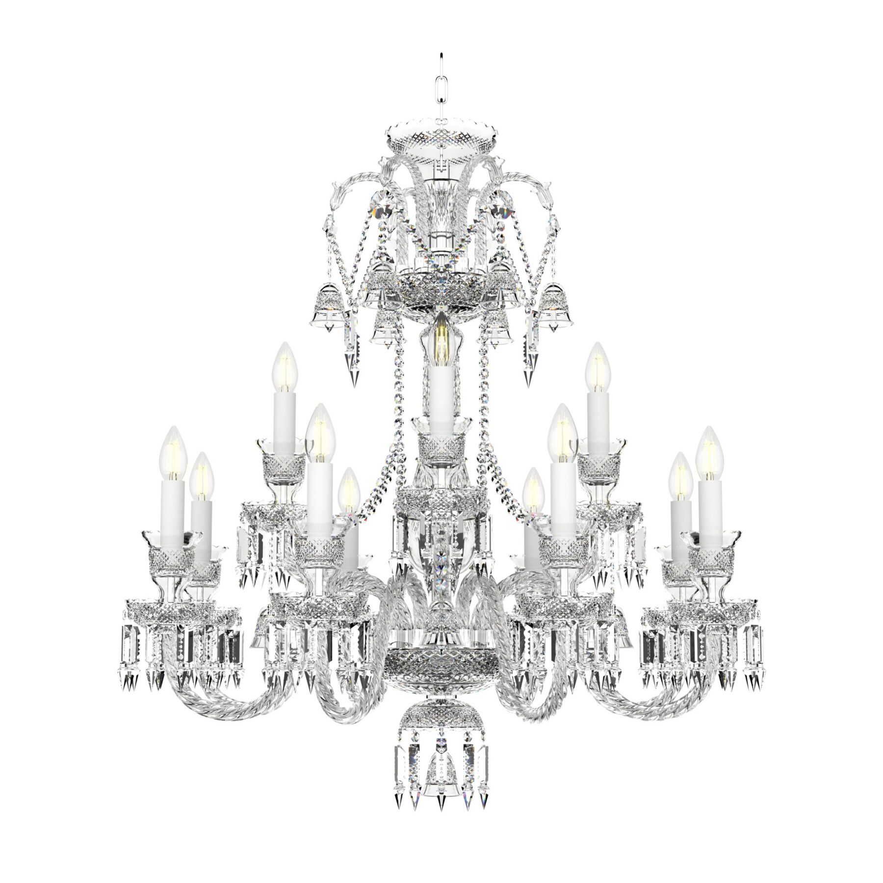 Bohemian Crystal Chandelier 676/8+4/03/AD4, catalog view