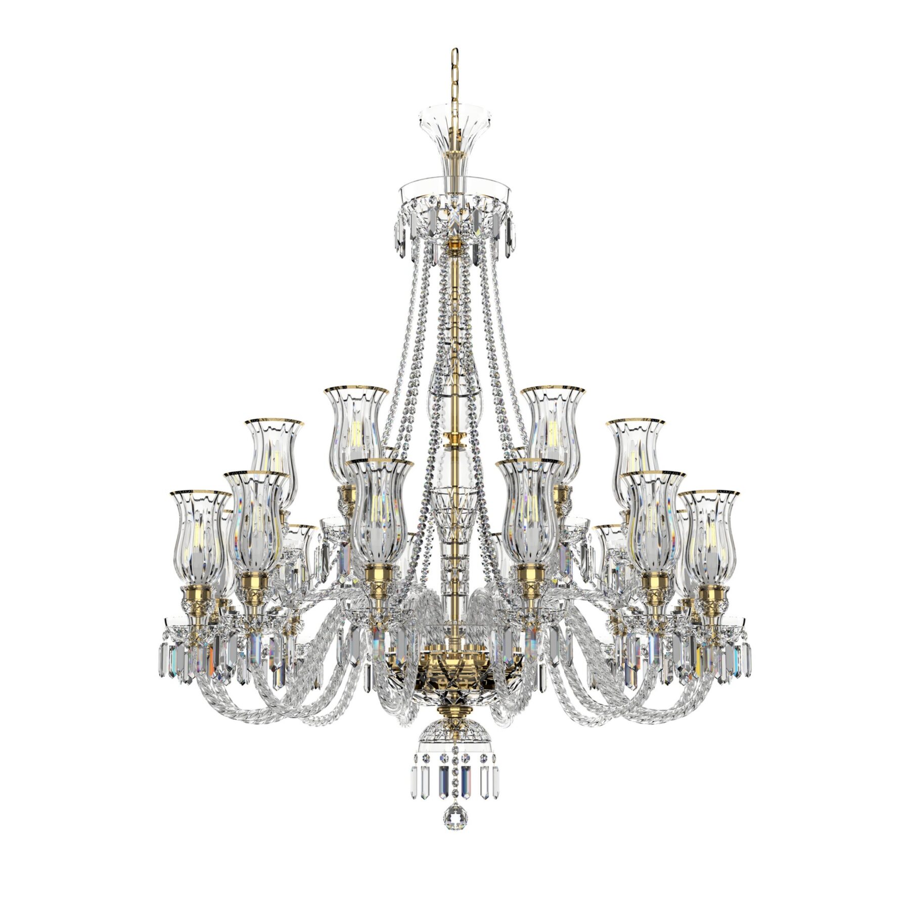 Large Crystal Chandelier 678/18/03T, catalog view