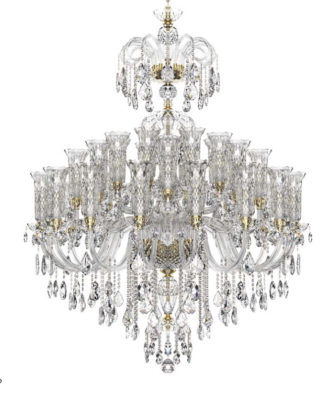 Large classic chandelier l128 32 04a2t gold