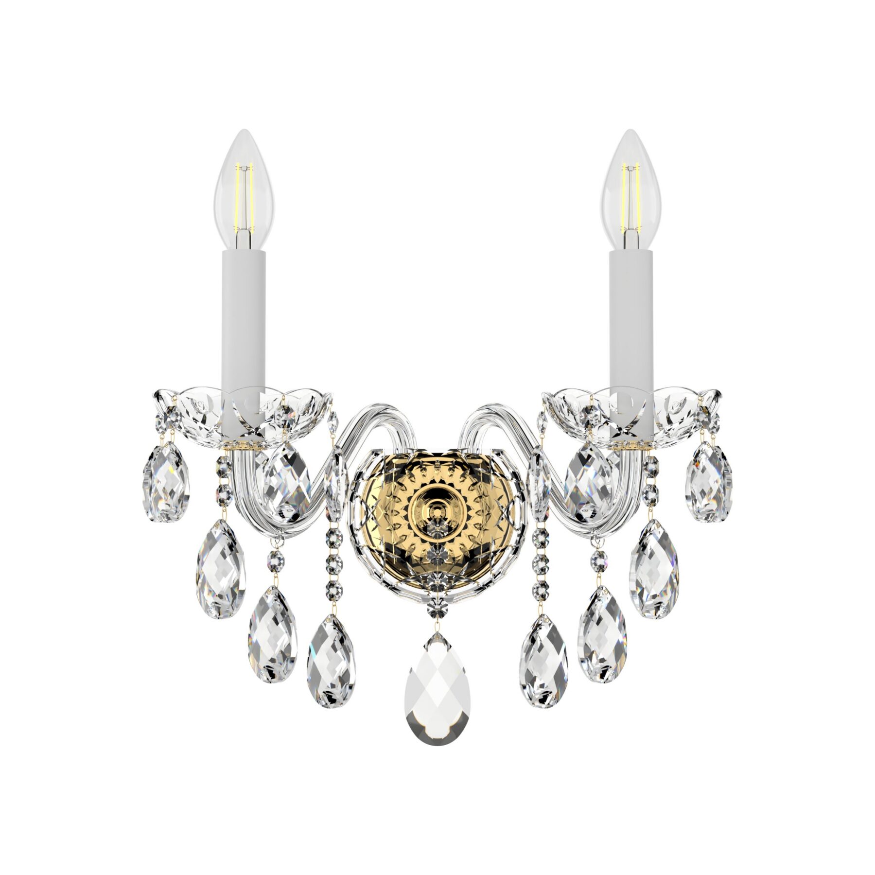 Bohemian Crystal Wall Scones Dancing Light  N101/2/01/EL, catalog view