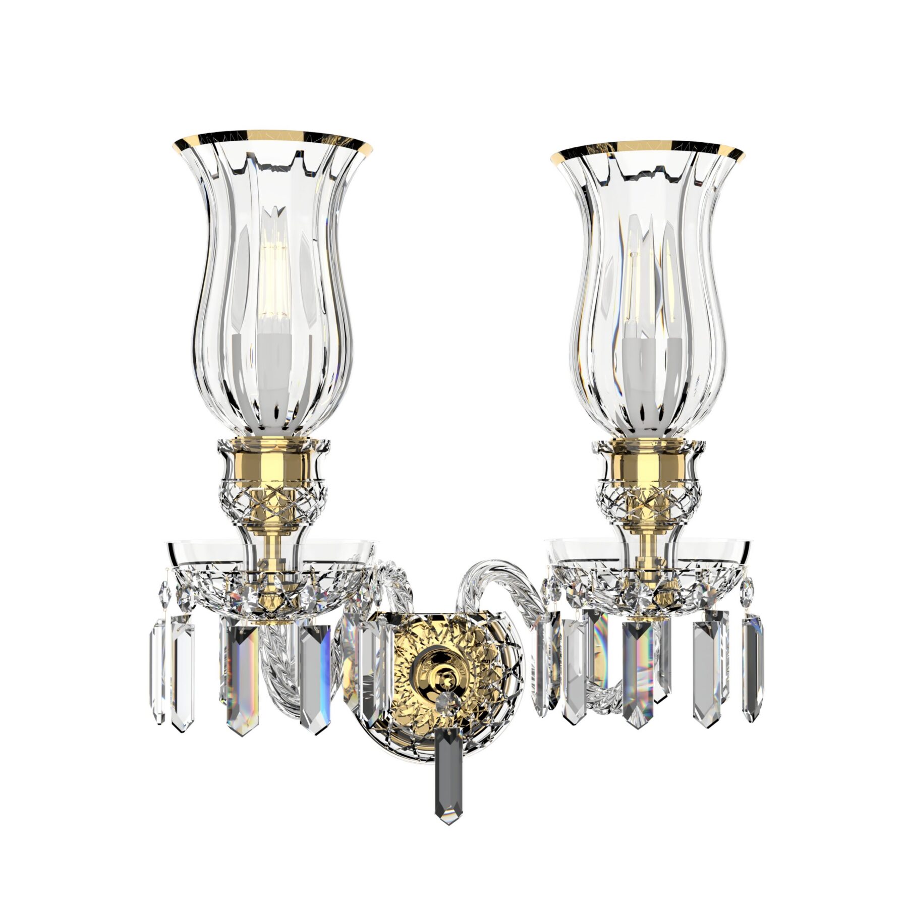 Bohemian Classic Wall Scones with Tulips 678/2/03T, catalog view