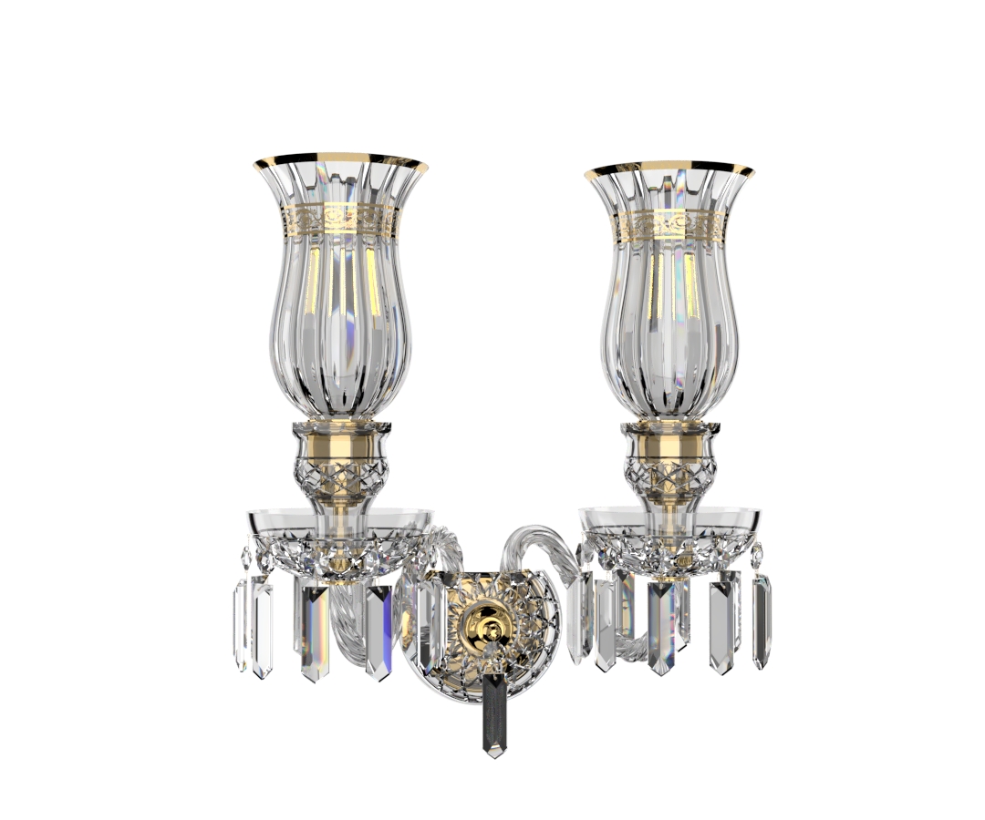 Bohemian Classic Wall Lights with Tulips 678/2/03/ABT, catalog view