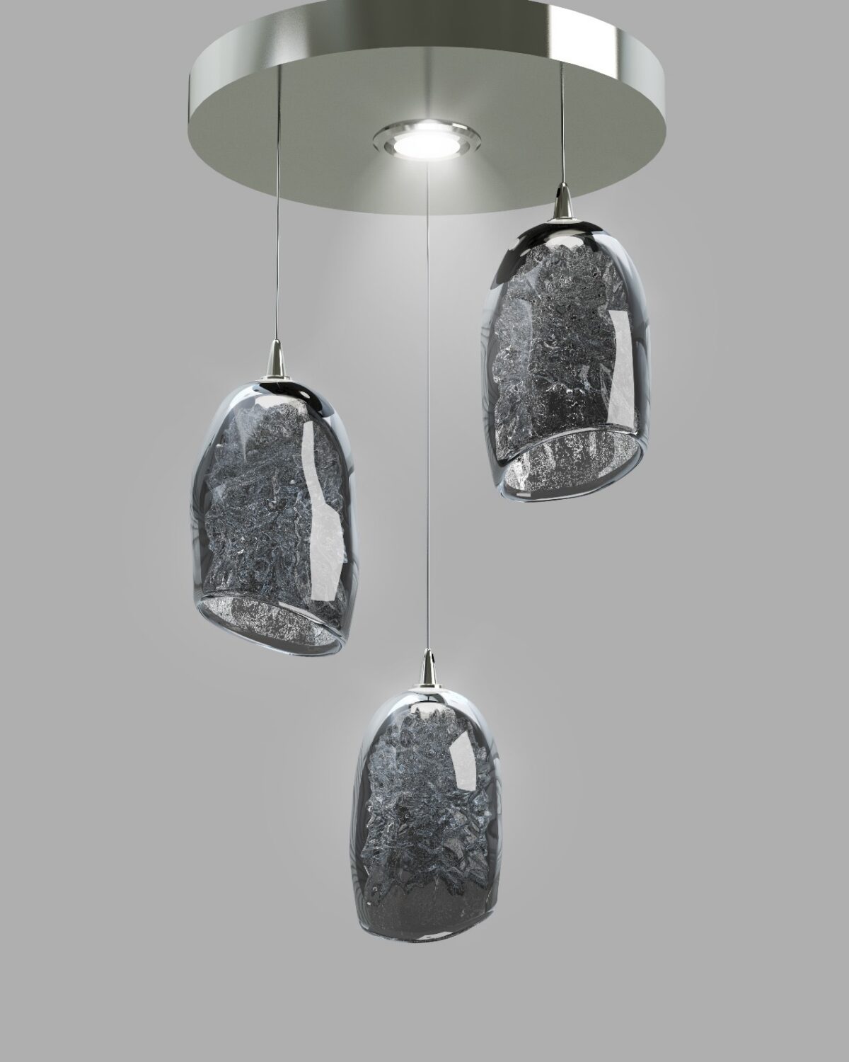 StarDust Pendant Lighting Fixture Custom Trio