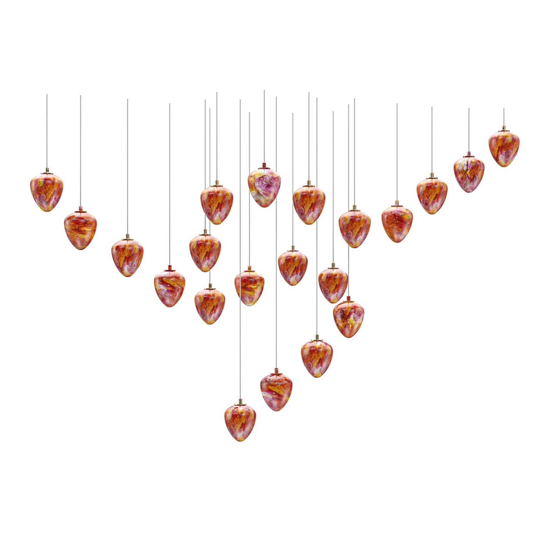 Amulet 10 Oversized Modern Ceiling Lighting Fixture, catalog view
