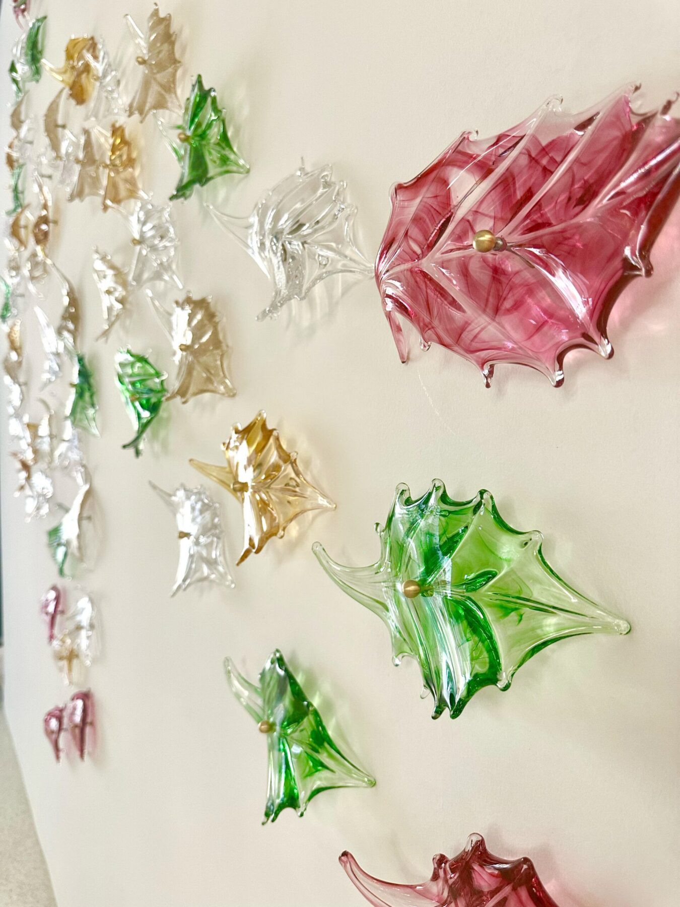 Holly Leaf Crystal Wall Installation Four Season, catalog view