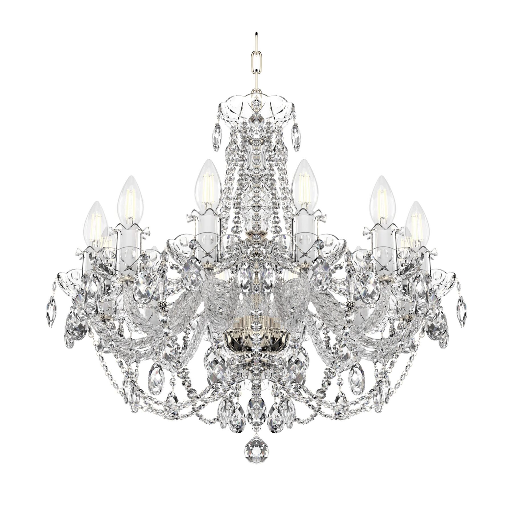 Eternal Elegance Nostalgia Crystal Chandelier | Vintage Luxury Lighting Fixture L110/12/01, catalog view