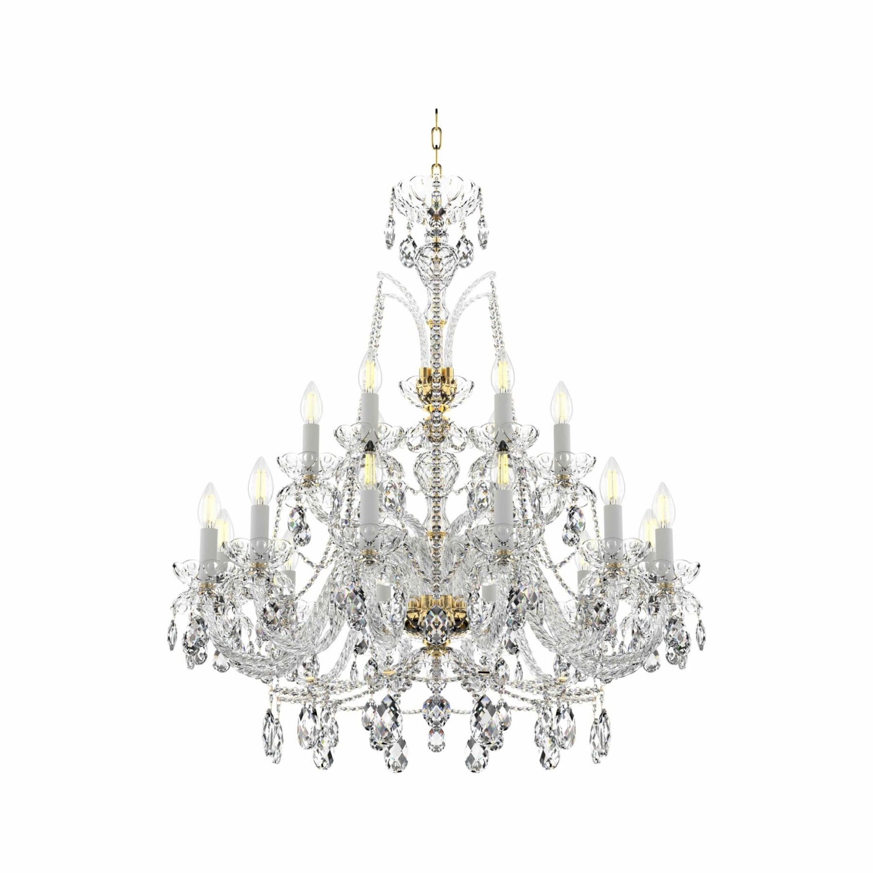 Eternal Elegance Nostalgia Crystal Chandelier | Vintage Luxury Lighting Fixture L110/18/41, catalog view