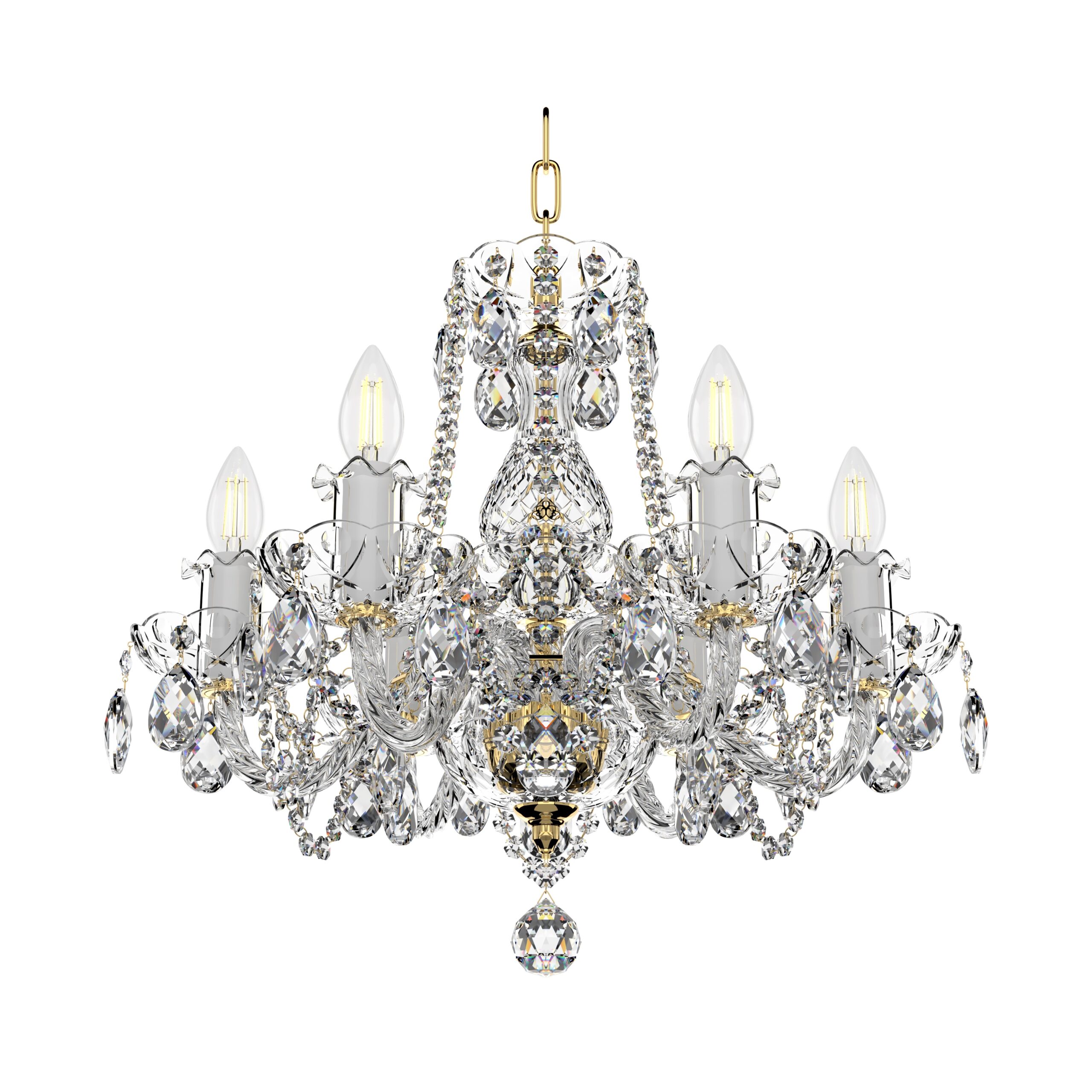 Eternal Elegance Nostalgia Crystal Chandelier | Vintage Luxury Lighting Fixture L110/6/01