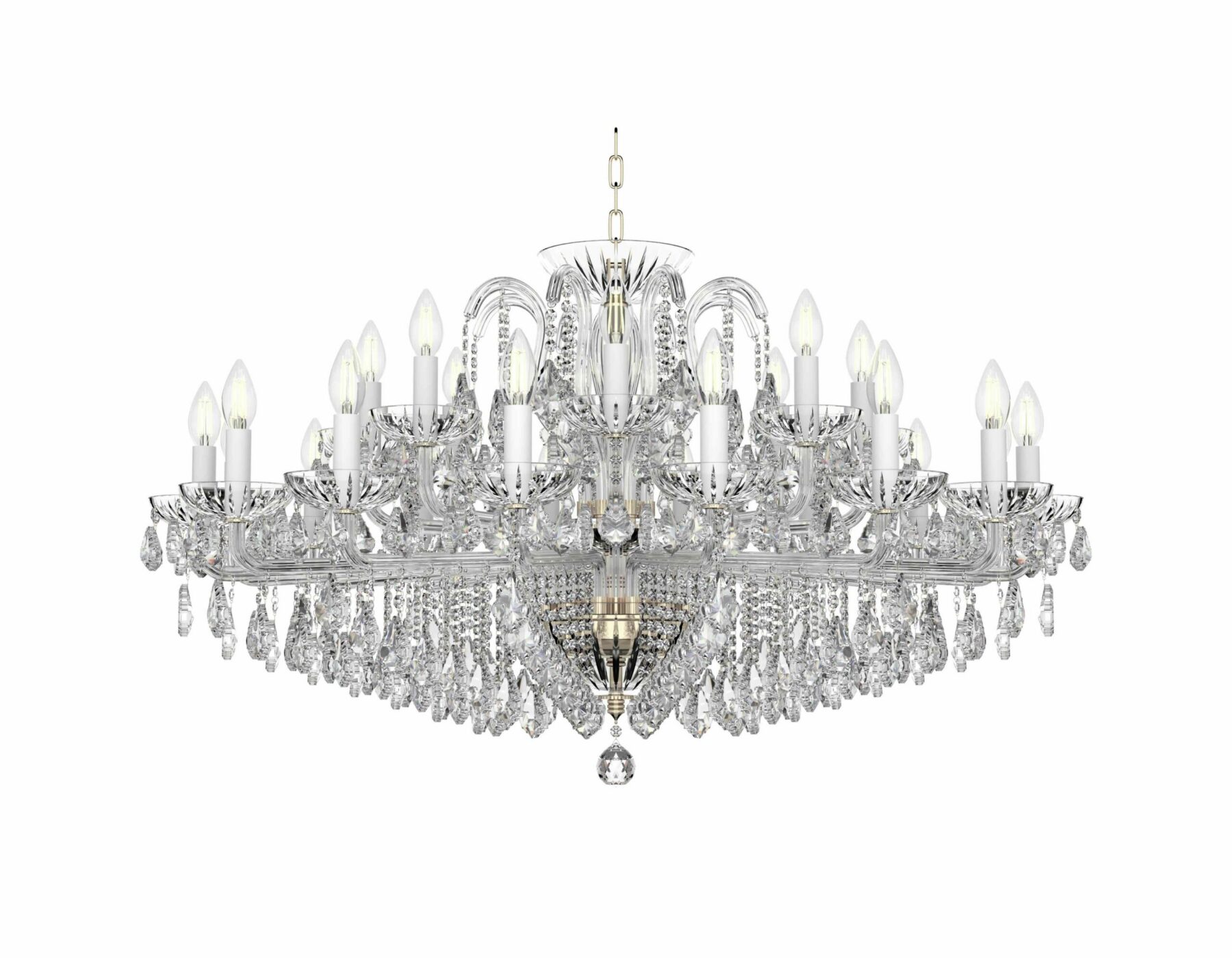 Elegant Crystal Bouquet Chandelier | Luxury Lighting L226/16+8/04, catalog view