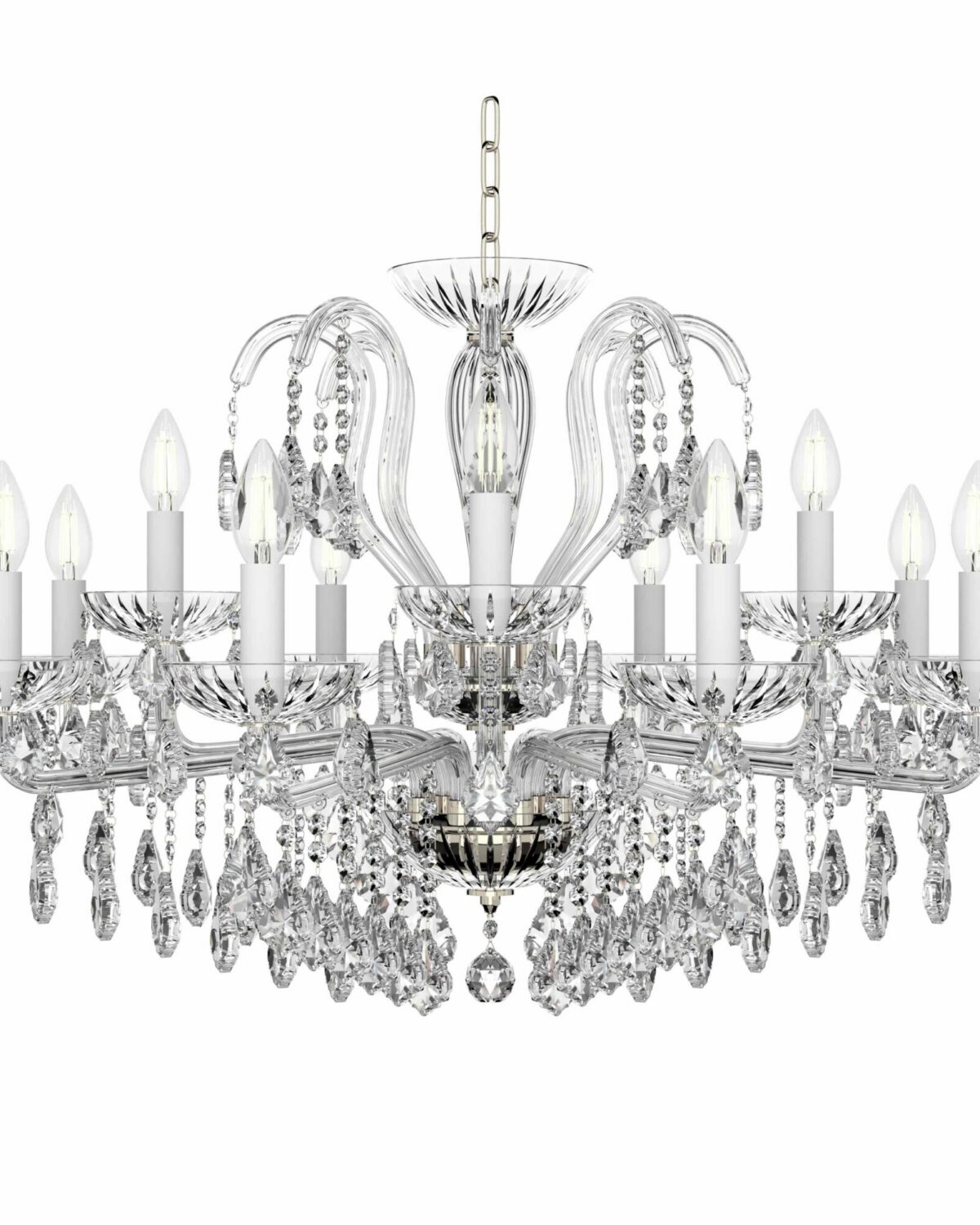 Elegant Crystal Bouquet Chandelier | Luxury Lighting L226/8+4/04