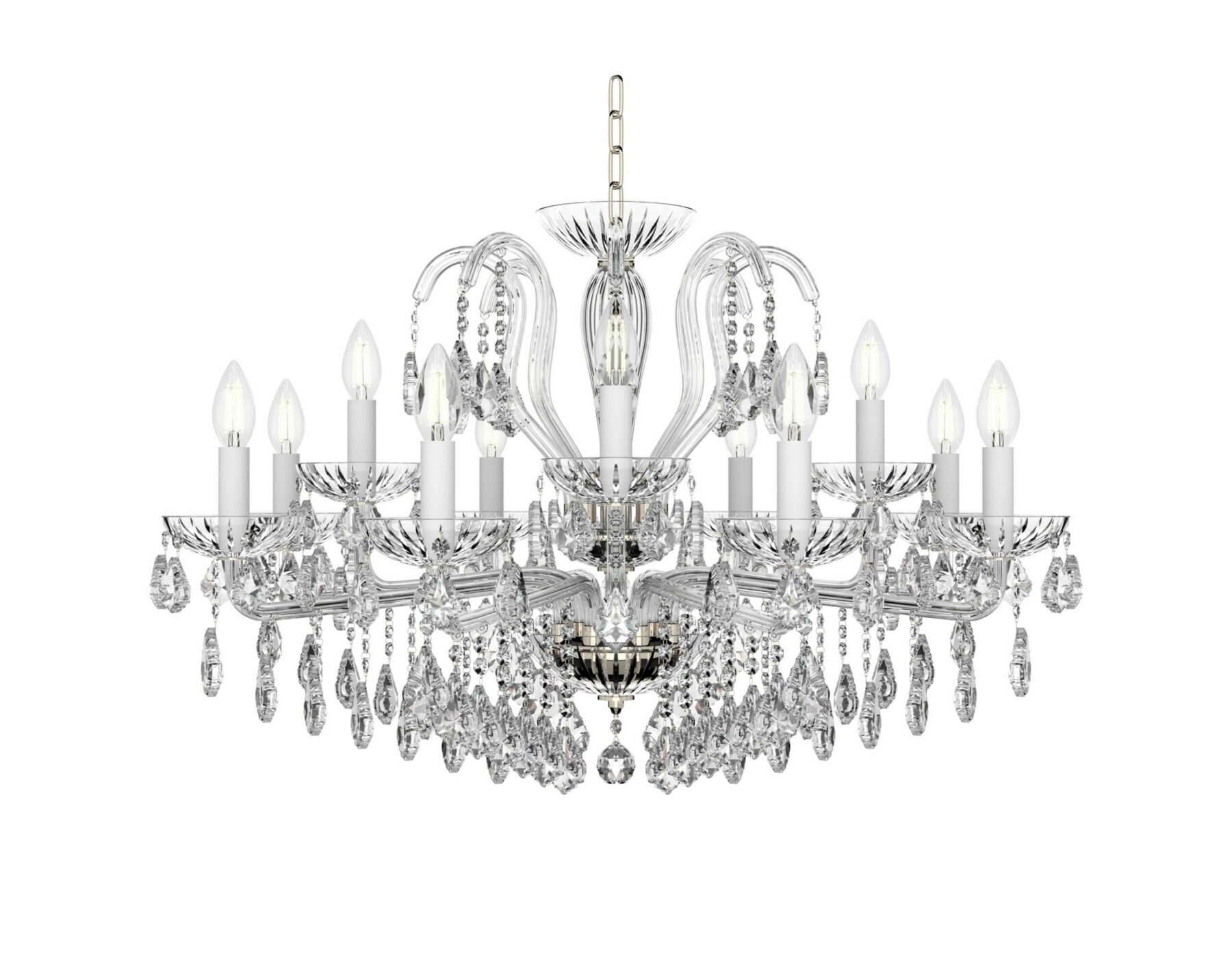 Elegant Crystal Bouquet Chandelier | Luxury Lighting L226/8+4/04, catalog view
