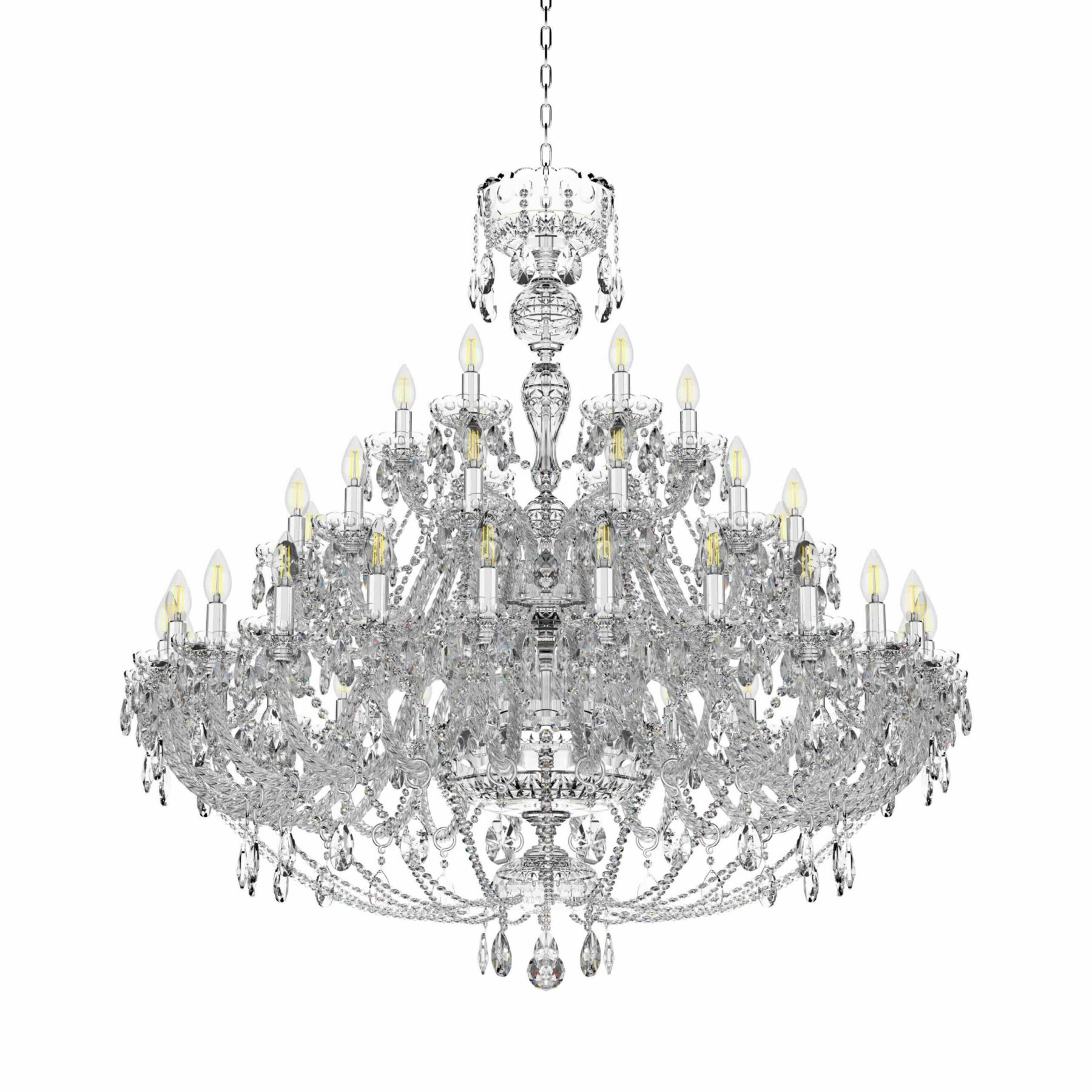 Large Luxurious Chandelier 42-Arm Elegant Classic Lighting Fixture L621/42/19 BA N, catalog view