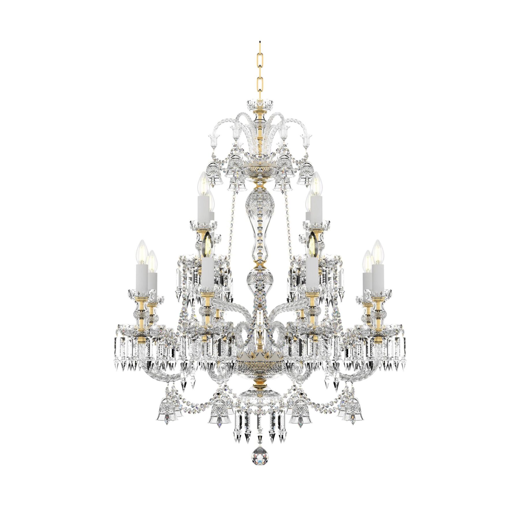 Aristocrat Bohemian Crystal Chandelier L672/12/19, catalog view
