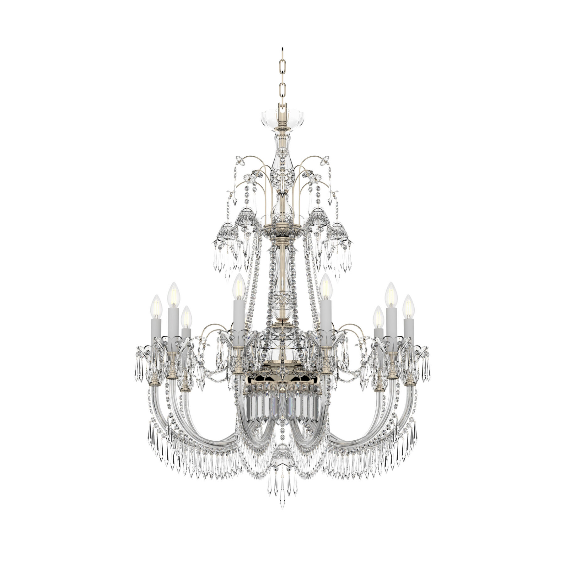 Luxurious Magnificence Crystal Chandelier | Elegant Lighting Fixture for Grand Interiors L840/10/19, catalog view