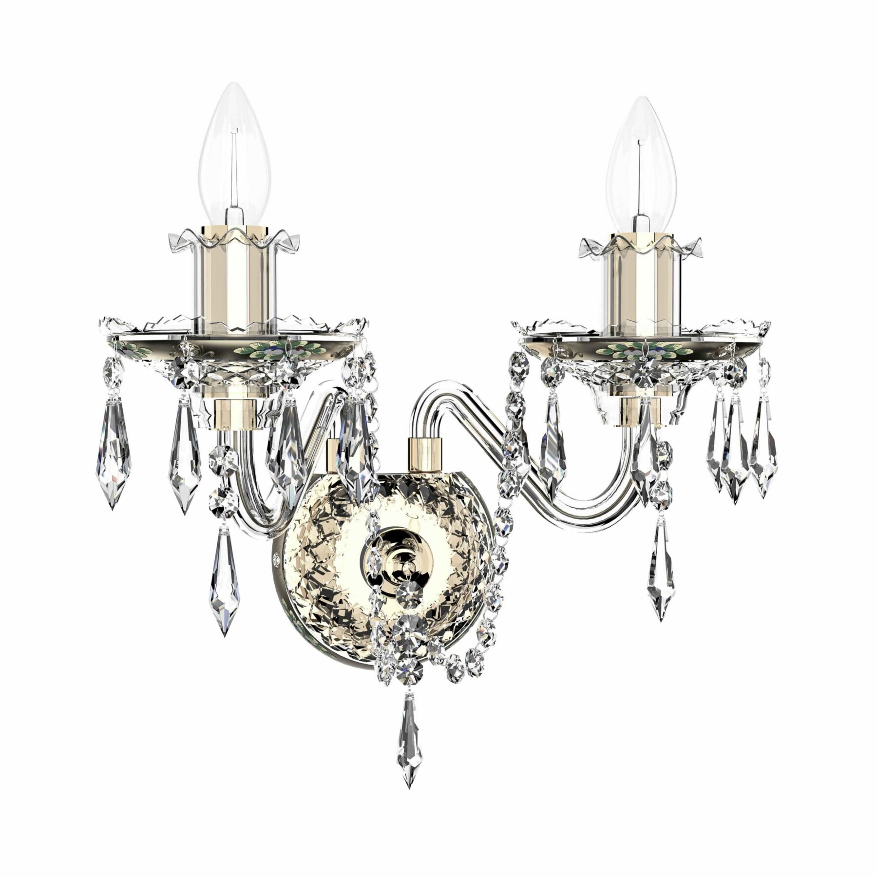 Gildoria Wall Sconces | Luxurious Gold & Crystal Lighting Fixture N650/2/03, catalog view